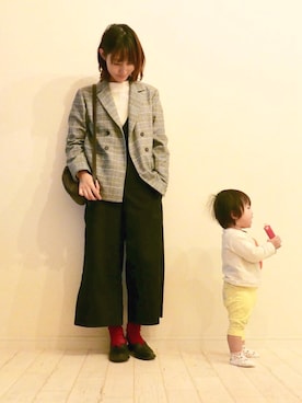 「相互フォロー」｜もりのがっこうさん（レディース・161cm）の冬コーディネート