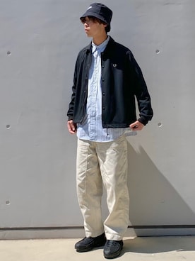 なかそにーさん（メンズ・175cm）の春コーディネート