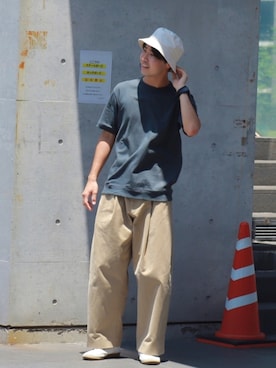 なかそにーさん（メンズ・175cm）の夏コーディネート