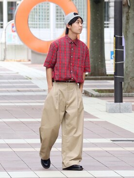 なかそにーさん（メンズ・175cm）の夏コーディネート