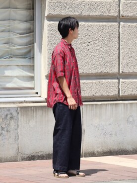 なかそにーさん（メンズ・175cm）の夏コーディネート