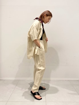 「SENSE OF PLACE by URBAN RESEARCH（センスオブプレイスバイアーバンリサーチ）のアイテム（財布/小物）」を使った、kaedeさん（レディース・160cm）の夏コーディネート