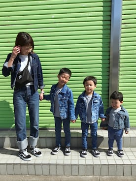 「MOUSSY（マウジー）のアイテム」を使った、saoriさん（キッズ・171cm）の春コーディネート