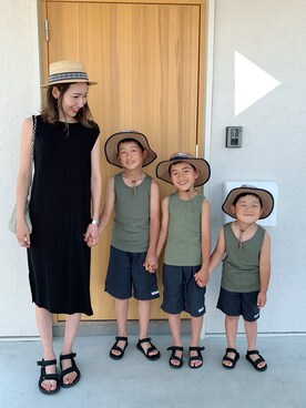 「3BOYS」｜saoriさん（キッズ・171cm）の夏コーディネート