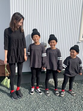 「3BOYS」｜saoriさん（キッズ・171cm）の秋コーディネート