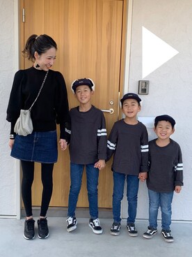 「3BOYS」｜saoriさん（キッズ・171cm）の秋コーディネート