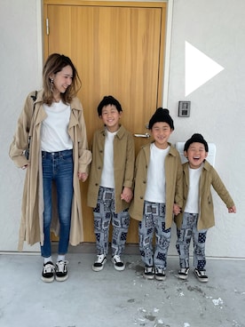 「3BOYS」｜saoriさん（キッズ・171cm）の冬コーディネート
