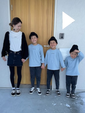 「3BOYS」｜saoriさん（キッズ・171cm）の冬コーディネート
