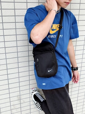 「NIKE(ナイキ)のアイテム(ショルダーバッグ)」を使った、Ryujiさん(メンズ・168cm)の夏コーディネート