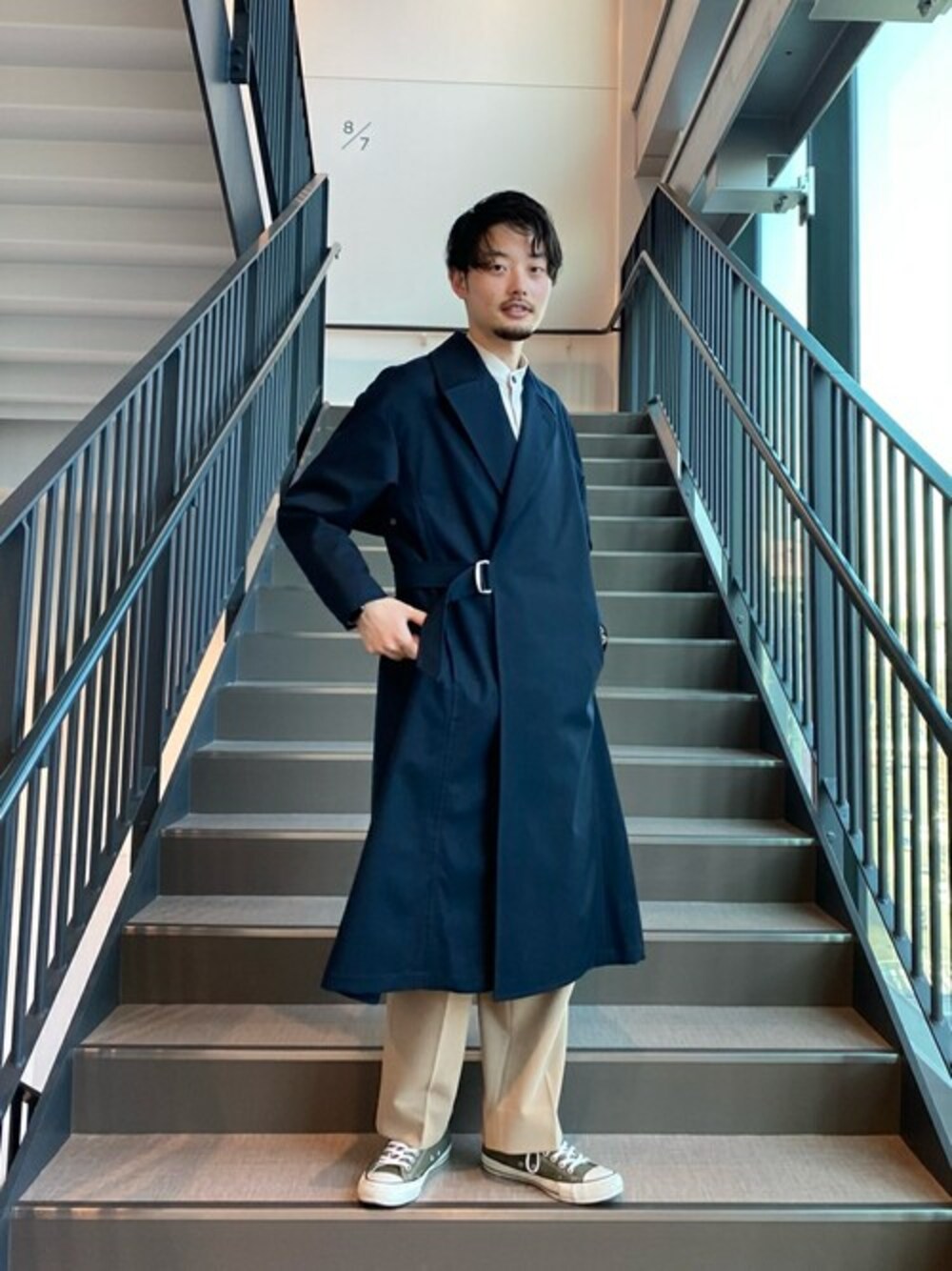 アルファセブンタイロッケンコート 予約商品] WOOL GABARDINE