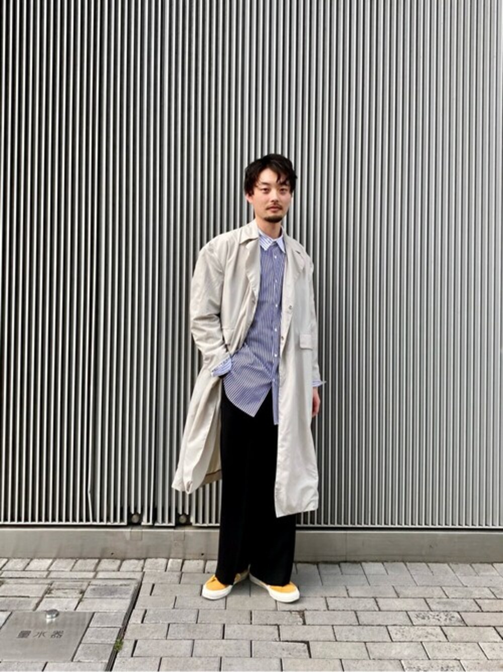 Takaya Yamaguchiさんの「THOMAS MASON パネルデザインシャツ（UNITED TOKYO）」を使ったコーディネート
