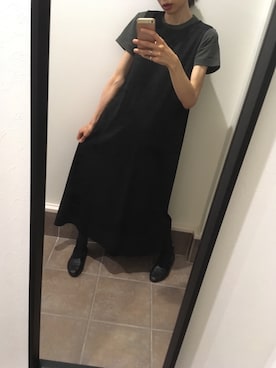 「部屋着」｜「アイテム（ワンピース/ドレス）」を使った、なひっぺ。さん（レディース・160cm）の夏コーディネート