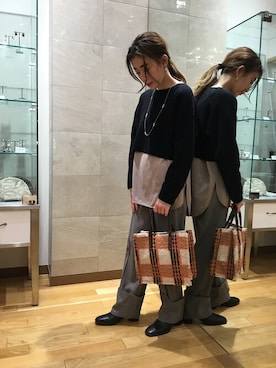 窪田さん（レディース・154cm）の秋コーディネート