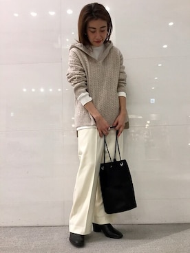 窪田さん（レディース・154cm）の冬コーディネート