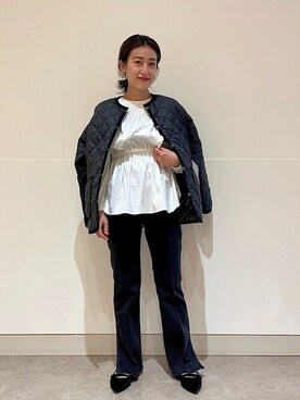 「STATUS」｜窪田さん（レディース・154cm）の秋コーディネート