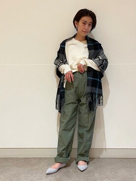 「Urvin」｜窪田さん（レディース・154cm）の秋コーディネート