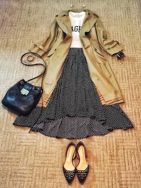 「rada（ラダ）のアイテム」を使った、spring_flowerflowerさん（レディース・158cm）の春コーディネート