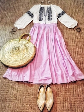 「rada（ラダ）のアイテム」を使った、spring_flowerflowerさん（レディース・158cm）の春コーディネート