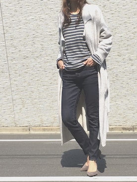 「ARCHI（アーキ）のアイテム」を使った、mikiさん（レディース・170cm）の春コーディネート