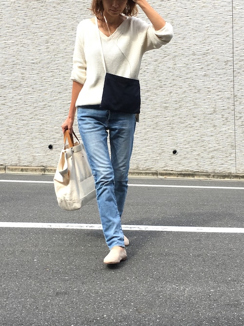 パンツ 00s archive Xfrm stretch skinnypants w30 Sandinista（サンディニスタ）の「B.C. Black Stretch Damaged