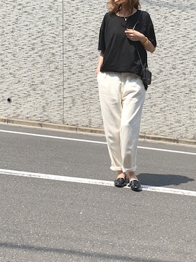 「TIDEWAY（タイドウェイ）のアイテム（バッグ）」を使った、mikiさん（レディース・168cm）の春コーディネート