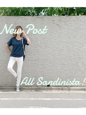 「Soierie（ソワリー）のアイテム」を使った、mikiさん（レディース・168cm）の夏コーディネート