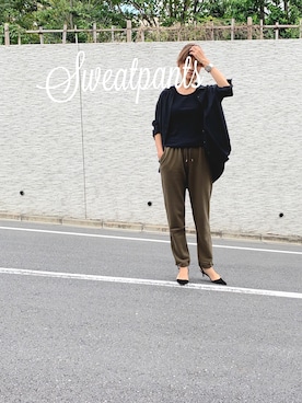 「Soierie（ソワリー）のアイテム」を使った、mikiさん（レディース・168cm）の秋コーディネート