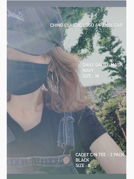 「アイテム（マスク）」を使った、mikiさん（レディース・168cm）の春コーディネート