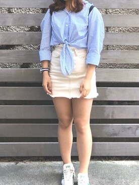 「PULL&BEAR（プルアンドベア）のアイテム（ワンピース/ドレス）」を使った、wrongchoiさん（レディース・150cm）の夏コーディネート