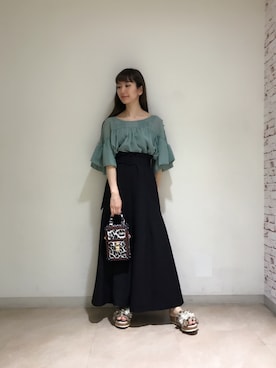 「ファーサンダル」｜numao さん（レディース・159cm）の春コーディネート