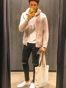「wearhalloween2017」｜「アイテム（スリッポン）」を使った、ケーティさん（メンズ・176cm）の秋コーディネート