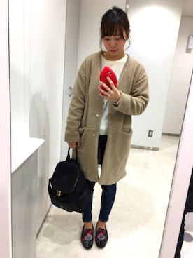 「SM2（エスエムツー）のアイテム（その他アウター）」を使った、hsmt_imokoさん（レディース・159cm）の冬コーディネート