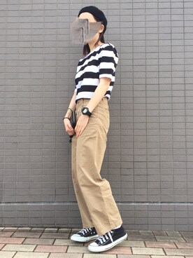 「ドミンゴ」｜「アイテム（腕時計）」を使った、☀︎さん（レディース・159cm）の夏コーディネート
