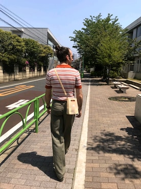 「CACHAREL（キャシャレル）のアイテム」を使った、Theoさん（メンズ・177cm）の春コーディネート