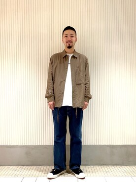 「So_lemn（ソレム）のアイテム」を使った、takushutoさん（メンズ・173cm）の春コーディネート