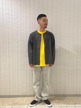 「CONVERSE（コンバース）のアイテム（スリッポン）」を使った、takushutoさん（メンズ・173cm）の春コーディネート