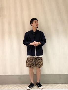 「WILD THINGS（ワイルドシングス）のアイテム（パンツ）」を使った、takushutoさん（メンズ・173cm）の春コーディネート