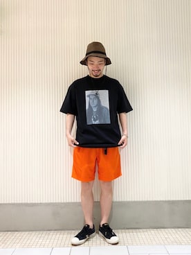 「WILD THINGS（ワイルドシングス）のアイテム（パンツ）」を使った、takushutoさん（メンズ・173cm）の春コーディネート
