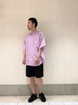 「WILD THINGS（ワイルドシングス）のアイテム（パンツ）」を使った、takushutoさん（メンズ・173cm）の春コーディネート