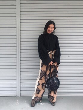 「JUN OKAMOTO（ジュンオカモト）のアイテム」を使った、Natsumiさん（レディース・160cm）の春コーディネート