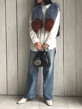 「ASTRAET（アストラット）のアイテム（ジャケット/アウター）」を使った、Natsumiさん（レディース・160cm）の秋コーディネート