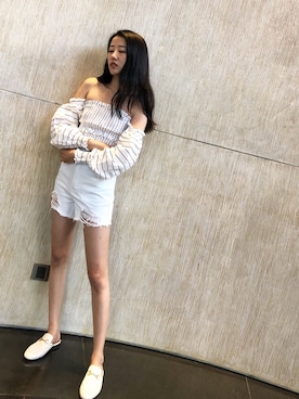 「I.Tのアイテム」を使った、Moira_さん（レディース・165cm）の夏コーディネート