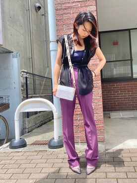 「Lucy Folk（ルーシーフォーク）のアイテム」を使った、trさん（レディース・164cm）の夏コーディネート