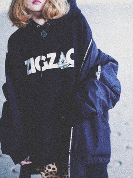 「MISHKA（ミシカ）のアイテム（ジャケット/アウター）」を使った、まおこさん（レディース・152cm）の春コーディネート