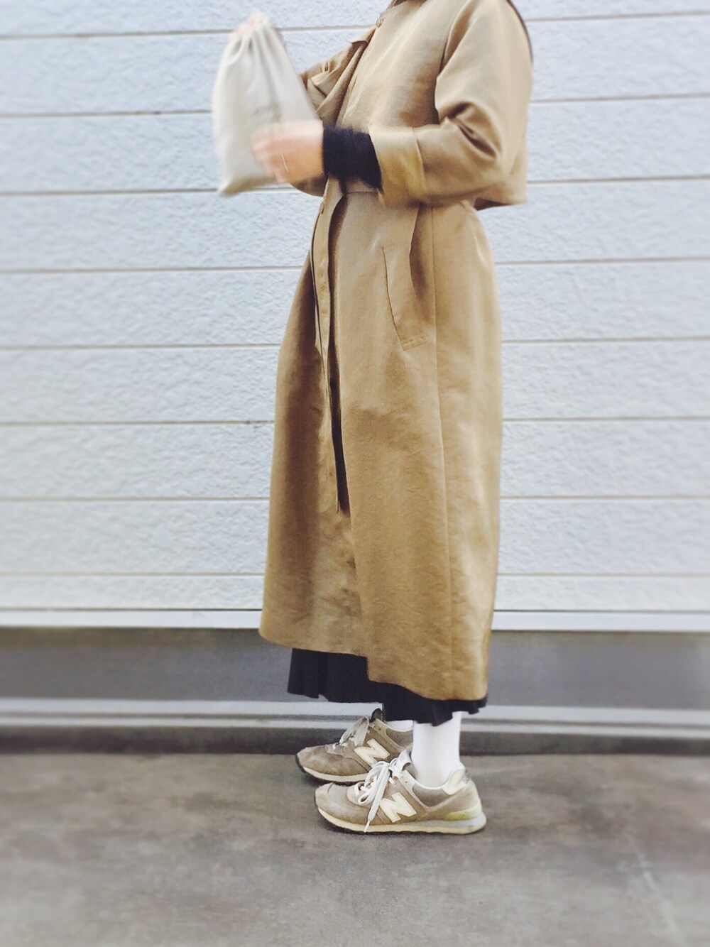 イヴサンローラン トレンチコート ベルト ロング丈 グリーン系 М相当 イヴサンローラン トレンチコート ベルト ロング丈 グリーン系 М相当