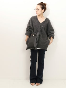 plage Fur V スリットプルオーバー セール】《追加》Fur Vスリットプルオーバー（ニット/セーター