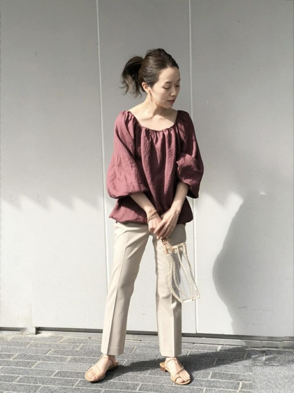 plage⭐︎ギャザーブラウス plage（プラージュ）の「Fril ギャザーブラウス（シャツ