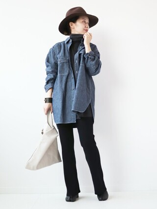 【plage】プラージュ　シャンブレーシャツ plage（プラージュ）の「シャンブレーシャツ◇（シャツ/ブラウス