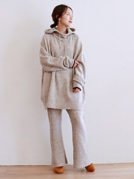 「plage（プラージュ）のアイテム（アクセサリー）」を使った、midoriさん（レディース・152cm）の冬コーディネート