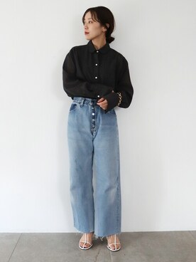 「plage（プラージュ）のアイテム（アクセサリー）」を使った、midoriさん（レディース・152cm）の冬コーディネート